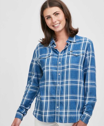 Ladies Swift Plaid Longsleeve Shirt